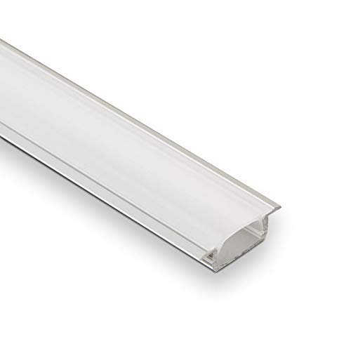 10 Stück SO-TECH® LED Profil-44 Einlassprofil 2000 x 22 mm mit opaler Abdeckung von Sotech