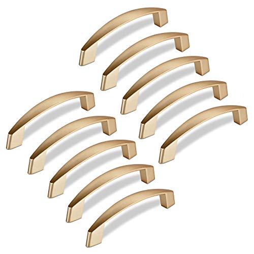 SOTECH 10 x Möbelgriff THEA BA 96 mm Messing gebürstet Küchengriff Schubladengriff von JUNKER Design SOTECH 10 x Möbelgriff THEA BA 96 mm Messing gebürstet Küchengriff Schubladengriff von JUNKER Design von SOTECH