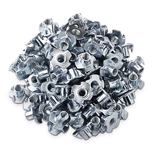 100 x Einschlagmutter M6 x 10 x 18 mm mit 4 Einschlagspitzen zur Befestigung von verschiedenen Bauteilen im Möbelbau Einschlagmuffe Einschlaghülsen von SO-TECH 100 x Einschlagmutter M6 x 10 x 18 mm mit 4 Einschlagspitzen zur Befestigung von verschiedenen Bauteilen im Möbelbau Einschlagmuffe Einschlaghülsen von SO-TECH von SOTECH