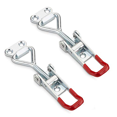 2er Set JUNKER Spannverschluss M5 (Haltekraft 165kg) Stahl verzinkt verstellbarer Sicherheitsverschluss von SOTECH