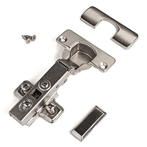 SOTECH 2 Stück Topfbänder 105° Eckanschlag mit SOFT-CLOSE inkl. Montageplatten und Schrauben und schnell Montage KLIP, getestet mit 50000 Zyklen SO-T52 von SOTECH