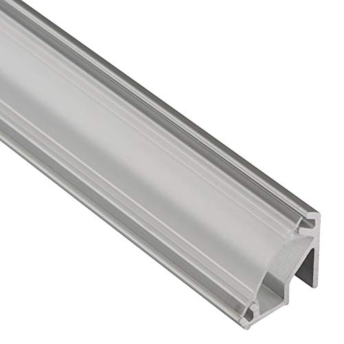 5 Stück LED Profil-99 Alu mit klarer Abdeckung 2000 x 15,7 x 15,8 mm für LED Streifen Aluminium Profilleiste von SO-TECH® von SOTECH