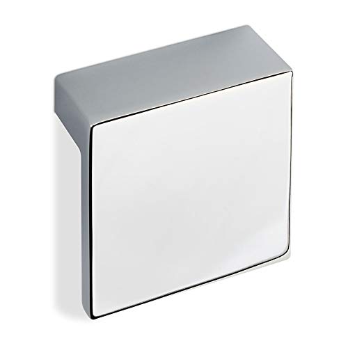 SOTECH 5 x Möbelgriff KNOP BA 32 mm Chrom poliert 50 x 50 x 23 mm Küchengriff Schubladengriff von JUNKER DESIGN von SOTECH