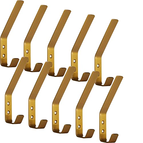 SOTECH 10 x Kleiderhaken Loxten 142 x 20 x 45 mm gelb, Garderobenhaken aus echt Edelstahl, Wandhaken mit 3 mm Materialstärke, Jackenhaken mit abgerundeten Kanten SOTECH 10 x Kleiderhaken Loxten 142 x 20 x 45 mm gelb, Garderobenhaken aus echt Edelstahl, Wandhaken mit 3 mm Materialstärke, Jackenhaken mit abgerundeten Kanten von SOTECH