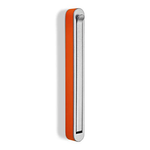 Aufbau - Klapphaken HARZ Chrom matt/orange 140 x 16 mm Garderobenhaken Kleiderhaken klappbar Wandgarderobe von SO-TECH® von SOTECH