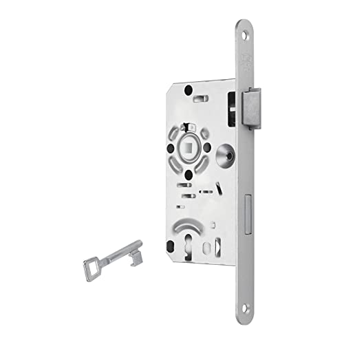 BKS Türschloss BB-Schloss Klasse 1 Dornmaß 55 mm Stulp 20 mm DIN Rechts Entfernung 72 mm Zimmertürschloss Stahl-Einsteckschloss von SOTECH für Zimmertüren von SOTECH