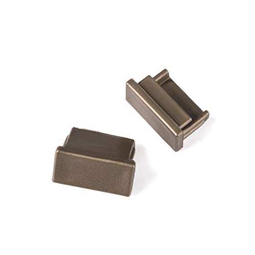 Endkappenset Edelstahloptik für LED Profil-11 Endkappen Endstücke von SO-TECH® von SOTECH