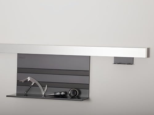 Kesseböhmer Linero MosaiQ Starterset Profilleiste 900 mm + Universalablage + 2er Hakenleiste Graphitschwarz exklusiv von SO-TECH® von Sotech