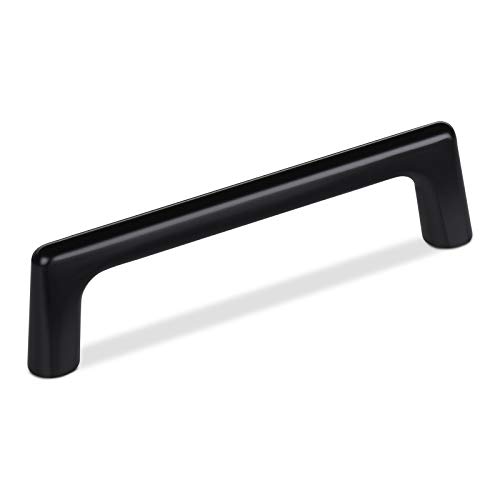 SOTECH Möbelgriff Blackline III BA 96 mm schwarz matt, Schrankgriff Länge 106 mm x Breite 11 mm x Höhe 30 mm, Kommodengriff aus Aluminium von SOTECH