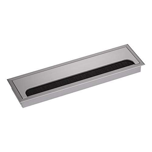 SO-TECH® Kabeldurchführung CAVO 280 x 80 mm eckig aus Aluminium Silber EV1 eloxiert Kabeldurchlass von SOTECH