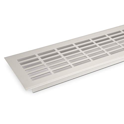 SOTECH Lüftungsgitter Lochblech 480 x 81 mm Silber EV1 Lochgitter Stegblech von SOTECH