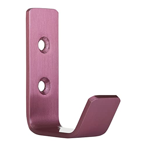 SOTECH Kleiderhaken Loxten 60 x 20 x 45 mm pink, Garderobenhaken aus echt Edelstahl, Wandhaken mit 3 mm Materialstärke, Jackenhaken mit abgerundeten Kanten von SOTECH