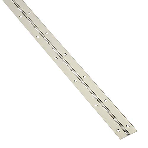 Stangenscharnier 1000 x 32 x 0,7 mm Edelstahl poliert Türband Klavierband Bandscharnier von SOTECH von SOTECH