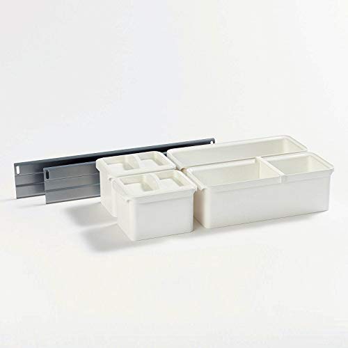 YouboXx-Set 3 Organisationssystem weiß für Apothekerauszug DISPENSA, DISPENSA Swing, DISPENSA junior Einteilungssystem/Zubehör für Nobilia Apothekerschränke von SO-TECH® von SOTECH