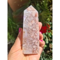 Wunderschöner Seltener Druzy Blumen Achat Mit Amethyst von SouLiGemsStudio