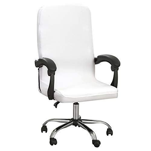 Souarts Bezug für Bürostuhl Bürostuhl-Bezug Abnehmbare Elastische Universal Stretch Stuhlhussen Stuhlbezug Computerstuhl Schreibtischstuhl Drehstuhl Office Chair Hussen von Souarts