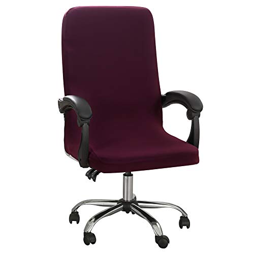 Souarts Bezug für Bürostuhl Bürostuhl-Bezug Abnehmbare Elastische Universal Stretch Stuhlhussen Stuhlbezug Computerstuhl Schreibtischstuhl Drehstuhl Office Chair Hussen von Souarts