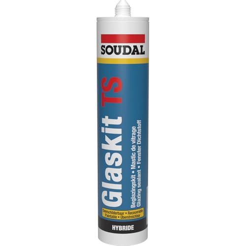 Glaskit TS - Soudal - überstreichbar - Polymer - 290ml Kartusche weiß von Soudal