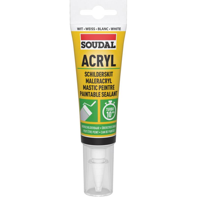 Maler Acryl Express Weiß 80 ml von Soudal