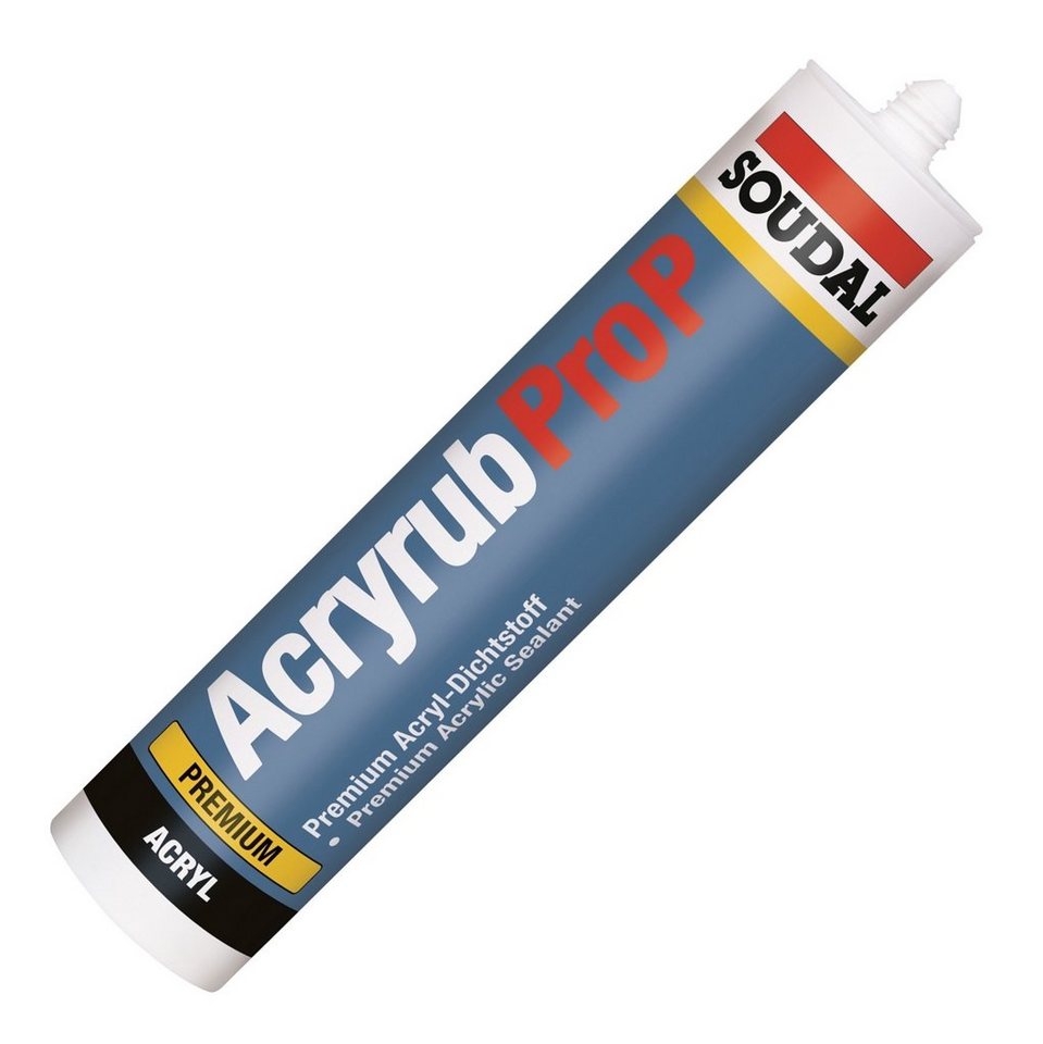 SOUDAL Maleracryl Soudal Acryl Acryrub pro P 310 ml weiss, (1-tlg) von SOUDAL