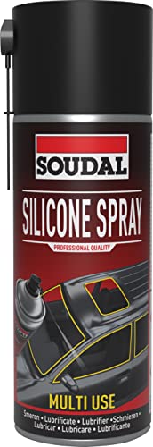 Soudal Silikonspray, 400ml, Dose, Spray mit Schmier- und Antihafteigenschaften auf der Basis von hochwertigem Silikonöl Soudal Silikonspray, 400ml, Dose, Spray mit Schmier- und Antihafteigenschaften auf der Basis von hochwertigem Silikonöl von Soudal