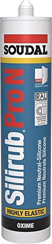SOUDAL Silikondichtstoff Silirub Pro N transparent 300 ml, 15 Stück SOUDAL Silikondichtstoff Silirub Pro N transparent 300 ml, 15 Stück von Soudal