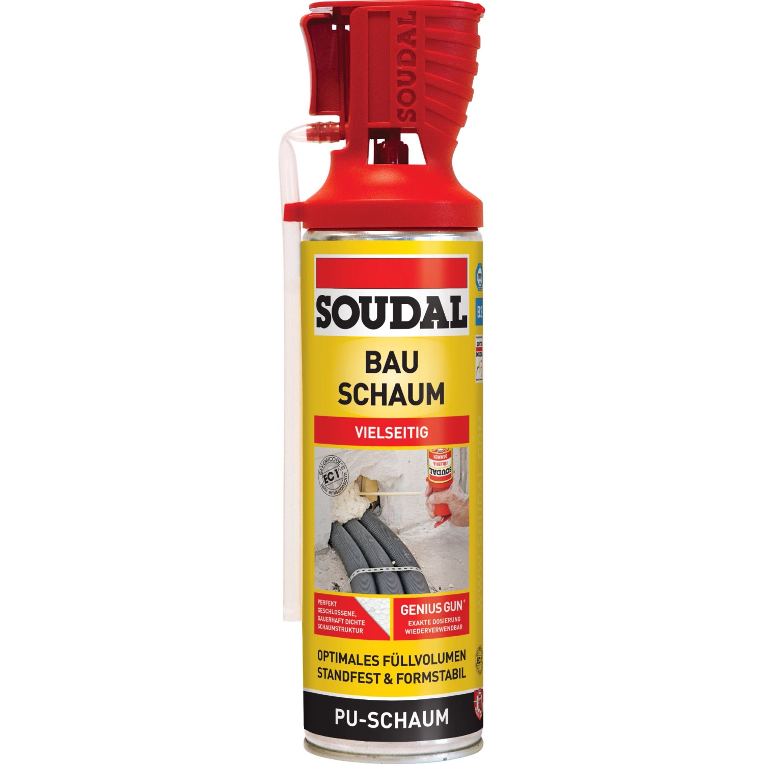 Soudal Bauschaum B2 Genius Gun 500 ml von Soudal