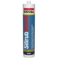 Soudal Bausilikon Silirub N schwarz 310 ml von Soudal