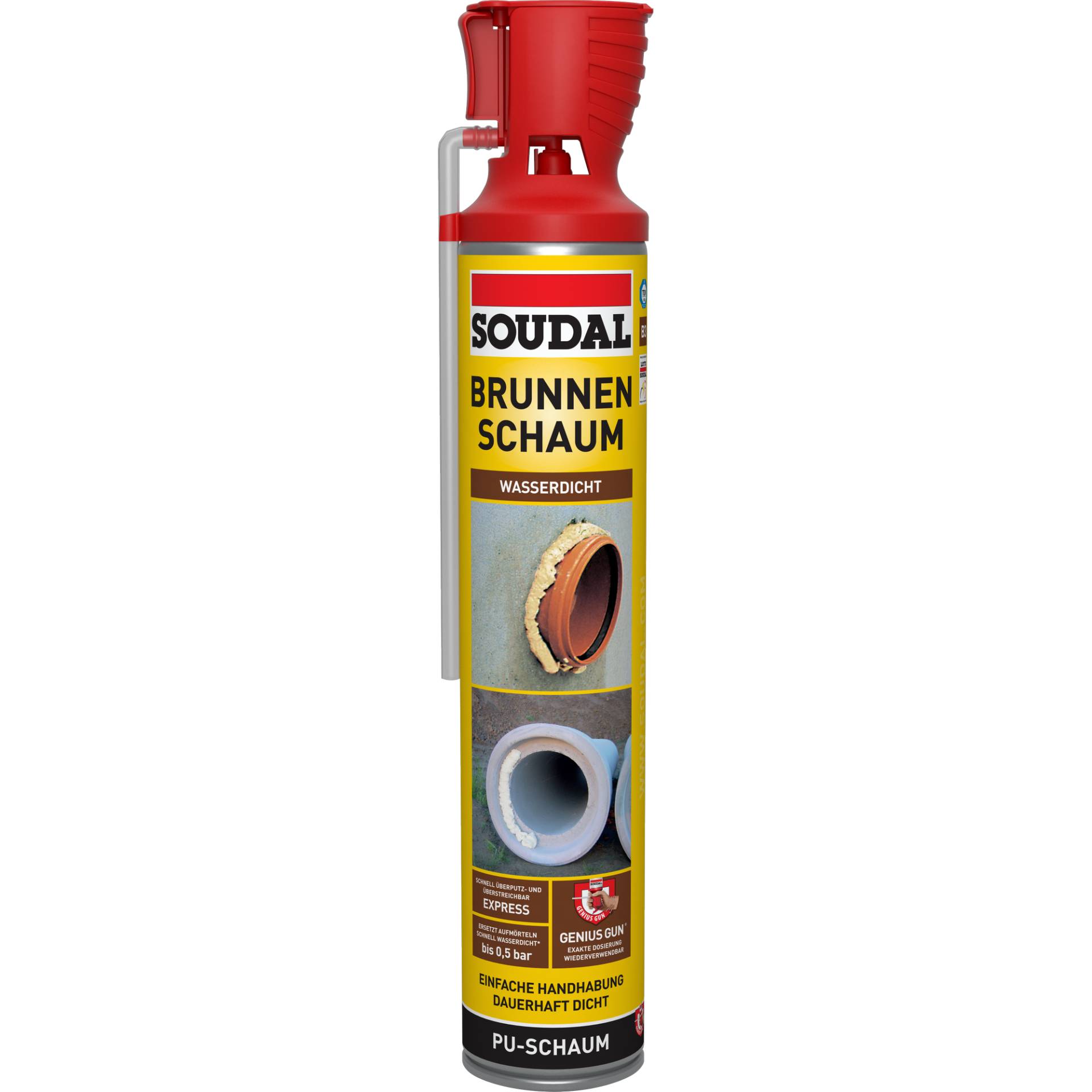 Soudal Brunnenschaum 750 ml Soudal Brunnenschaum 750 ml von Soudal