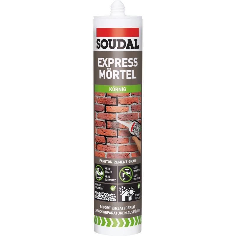 Soudal Express Mörtel Zementgrau 300 ml von Soudal
