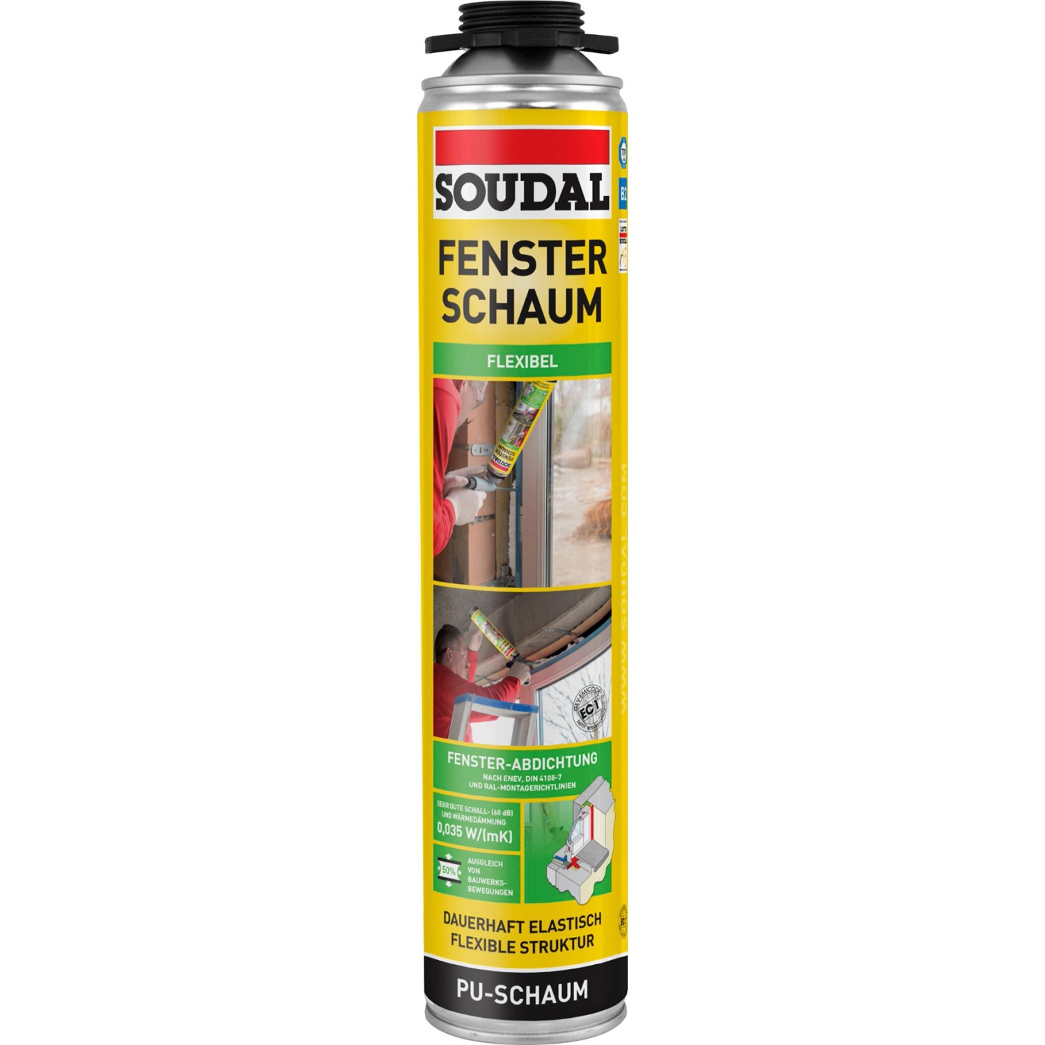 Soudal Fensterschaum B2 750 ml von Soudal