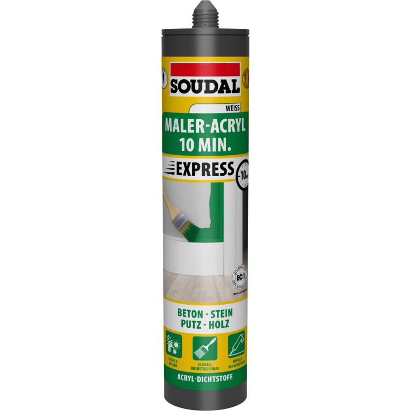 Soudal Maleracryl 10 min-Express Weiß 300 ml von Soudal