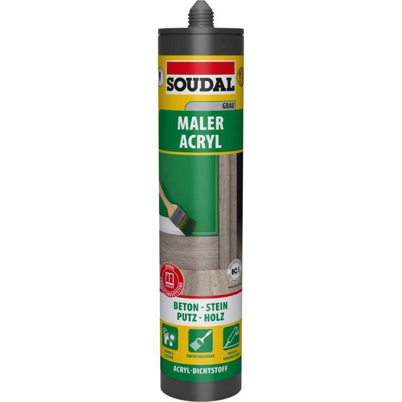 Soudal Maleracryl Grau 300 ml von Soudal