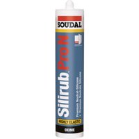 Silikondichtstoff Silirub Pro N schwarz 300 ml Kartusche SOUDAL von Soudal