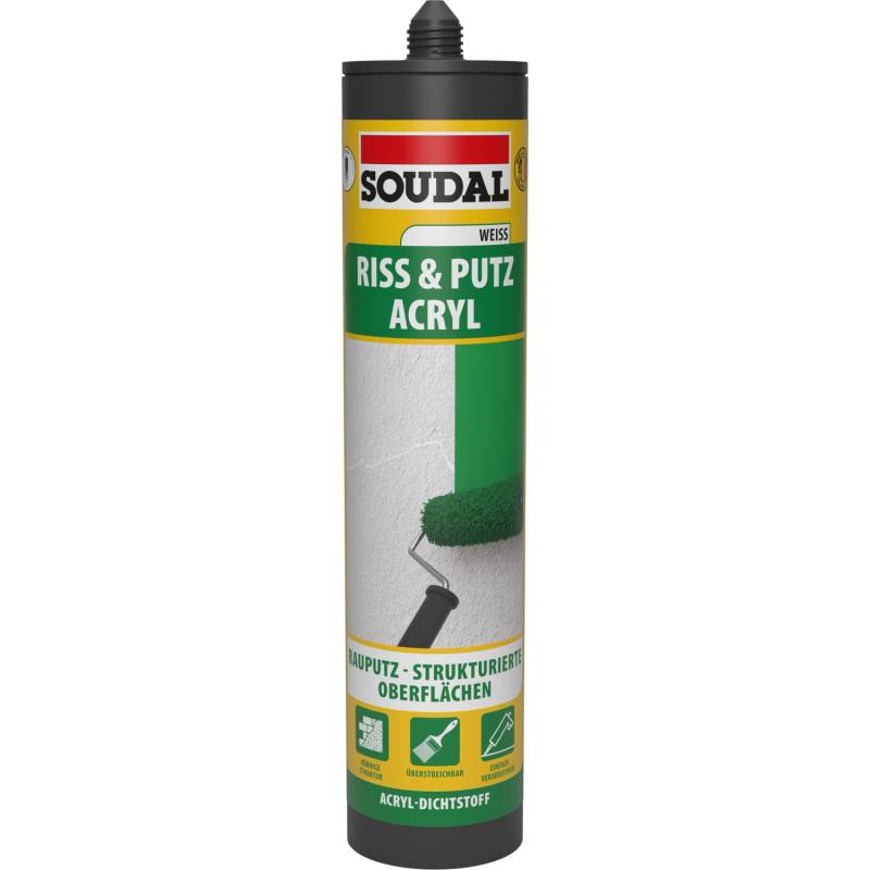 Soudal Riss & Putz Acryl Weiß 300 ml von Soudal