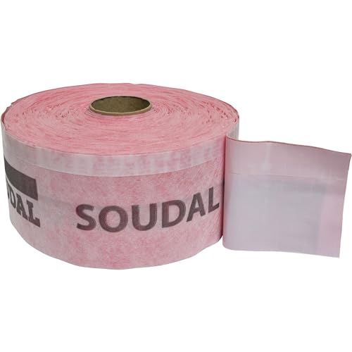 Soudal SWS Fensterband Anschlussband Fensterdichtband Extra Vollflächig Selbstklebend Innen Aussen Luftdicht Schlagregendicht Breite 70-150mm 30m Rolle (Für Innen, 100mm) von Soudal