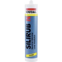 Soudal Silirub N Silikon Herstellerfarbe Grau 9304 310ml Soudal Silirub N Silikon Herstellerfarbe Grau 9304 310ml von Soudal