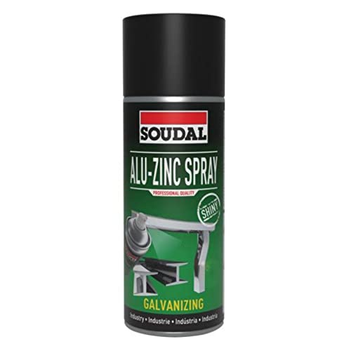 SOUDAL Zinkspray Rostschutz - Zink Spray zum Kaltgalvanisieren, hell 400ml von Soudal