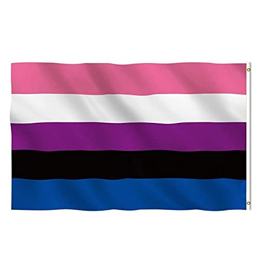 Flagge lesbische Gay Parade Rainbow Genderfluid Polyester Flagge 90x150cm Stolzflaggen, Stolzflagge von SouiWuzi