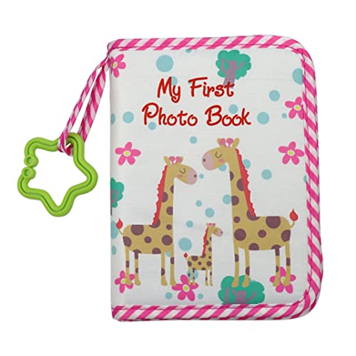 Softes Fotoalbum für Babys, Babyfoto Album, Soft Stofffoto Buch Album Erstes Foto Album Geschenk für Babys 4 x 6 Zoll Fotos, Can Holds 17 Fotos Baby Book von SouiWuzi