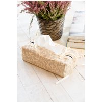Elegante Taschentuchbox Aus Hochwertigem Gobelinstoff - Haus Und Büro Einweihungsdeko Oder Ein Schönes Einweihungsgeschenk von SoulGardensStudio