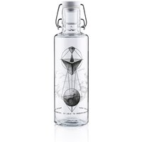 0,6L Soulbottle Glasflasche - Whoever understands Geometry von Soulbottles