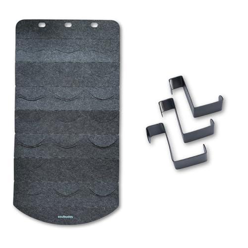 Soulbuddy Cap Organizer für 21 Caps & 3 Türhaken | Aufbewahrung für Schirmmützen | Hängeregal für Kappen | Hat Storage | Baseball Cap Halter Soulbuddy Cap Organizer für 21 Caps & 3 Türhaken | Aufbewahrung für Schirmmützen | Hängeregal für Kappen | Hat Storage | Baseball Cap Halter von Soulbuddy