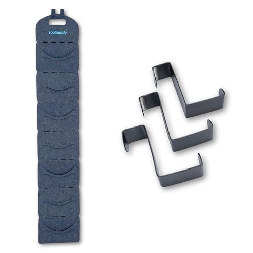 Soulbuddy Cap Organizer für 7 Caps & 3 Türhaken | Aufbewahrung für Schirmmützen | Hängeregal für Kappen | Hat Storage | Baseball Cap Halter Soulbuddy Cap Organizer für 7 Caps & 3 Türhaken | Aufbewahrung für Schirmmützen | Hängeregal für Kappen | Hat Storage | Baseball Cap Halter von Soulbuddy