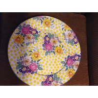 Mackenzie Childs Emaille Buttercup Servierplatte Große Platte - Aperitif, Keks, Wandbehang Vintage Rentner Mackenzie Childs Emaille Buttercup Servierplatte Große Platte - Aperitif, Keks, Wandbehang Vintage Rentner von SoulcandyStore