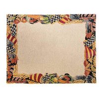 One Mackenzie Childs Fabric Karo Fasan Run Holiday Tischset/Tischdekoration Designer Rare & Retired High-End Table Decor 4 Verfügbar von SoulcandyStore