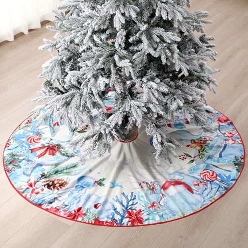 Soulchen 152,4 cm großer Muschel-Küstenkranz Weihnachtsbaumrock Seestern Seepferdchen Meer Thema Weihnachtsbaum Rock Matte für Weihnachten Urlaub Ornamente Party Dekoration Zuhause Indoor Outdoor Soulchen 152,4 cm großer Muschel-Küstenkranz Weihnachtsbaumrock Seestern Seepferdchen Meer Thema Weihnachtsbaum Rock Matte für Weihnachten Urlaub Ornamente Party Dekoration Zuhause Indoor Outdoor von Soulchen