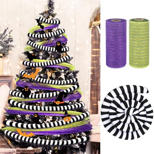 Soulchen 3 Stück 2 m Sandwurm Halloween Baumschmuck-Set Albtraum schwarz und weiß gestreift Halloween Gruselsand Wurm Baum Ornament mit 2 lila und grünen Netzbändern für Weihnachten Urlaub Party Soulchen 3 Stück 2 m Sandwurm Halloween Baumschmuck-Set Albtraum schwarz und weiß gestreift Halloween Gruselsand Wurm Baum Ornament mit 2 lila und grünen Netzbändern für Weihnachten Urlaub Party von Soulchen
