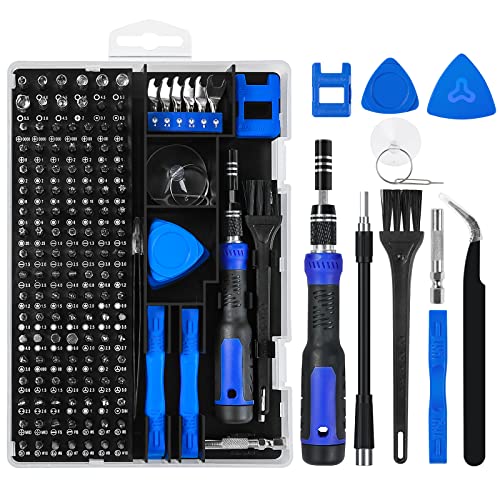 Schraubendreher Set,160 in 1 Feinmechaniker Werkzeug Set mit flexibler Welle ,Screwdriver für Laptop, Tablet,Uhr,Kamera,Brille von Souleader