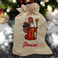 Personalisierter Nikolaussack Mit Bestickung - Motiv St. Nikolaus Röm.-Kath. Nikolaussackerl Personalisierter Nikolaussack Mit Bestickung - Motiv St. Nikolaus Röm.-Kath. Nikolaussackerl von SoulmateCaps
